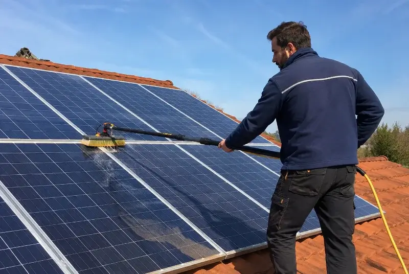 Nettoyage et entretien de panneaux solaires à Garlin